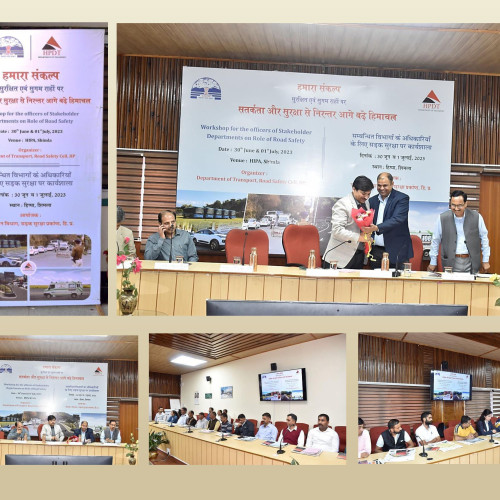 two days workshop on road safety on 30 june-1 july 2023.
